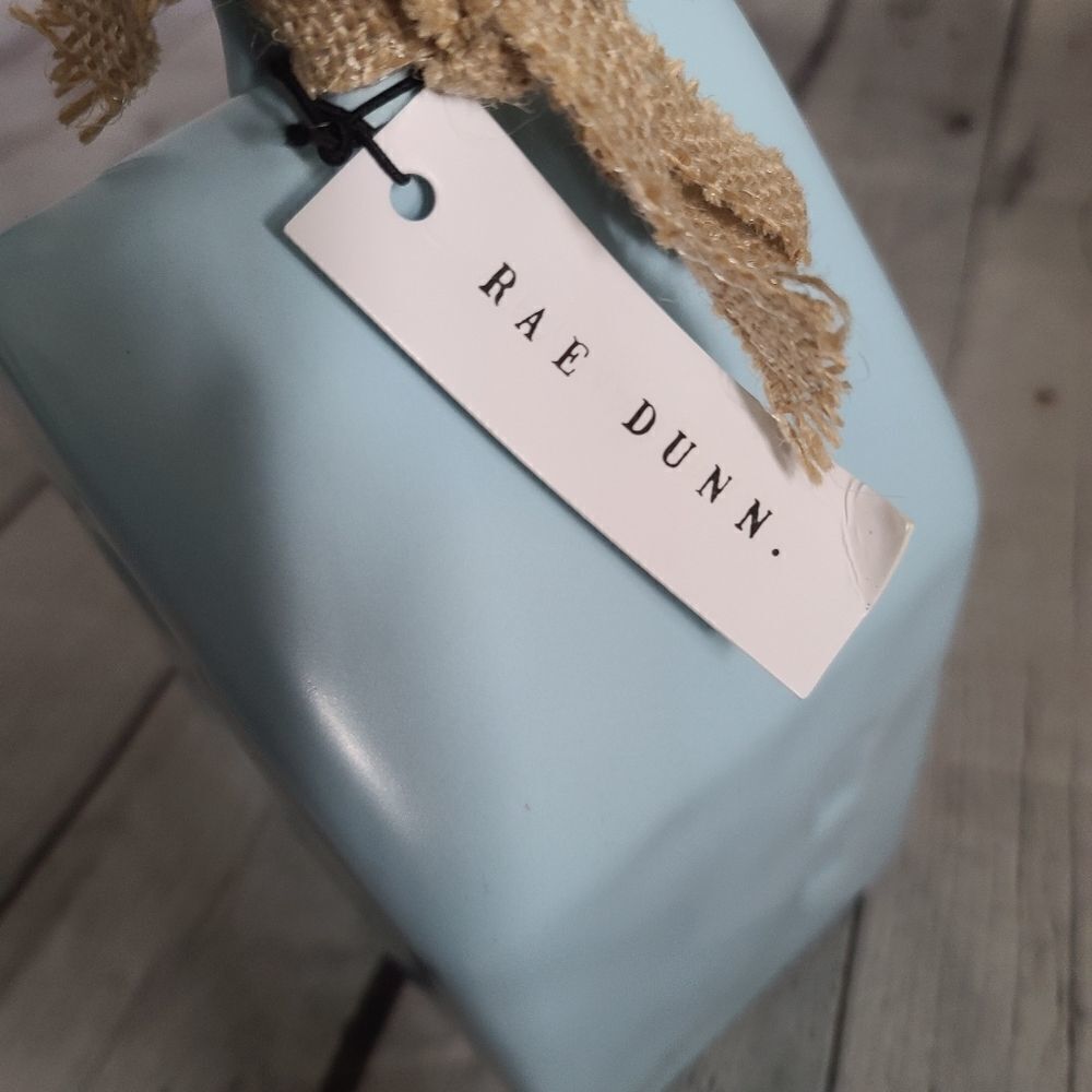 Rae Dunn Light Blue Ceramic "TWEET" Birdhouse - Picture 9 of 13